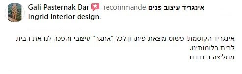 המלצה קצרה על אינגריד גואטה עיצוב פנים